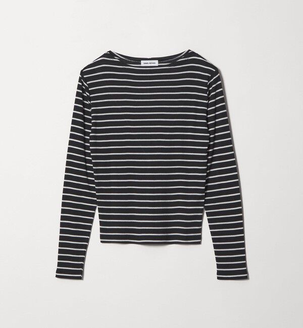 EMMEL REFINES「＜EMMEL REFINES＞EM テレコ ボートネック プルオーバー」|Tシャツ・カットソー|その他1