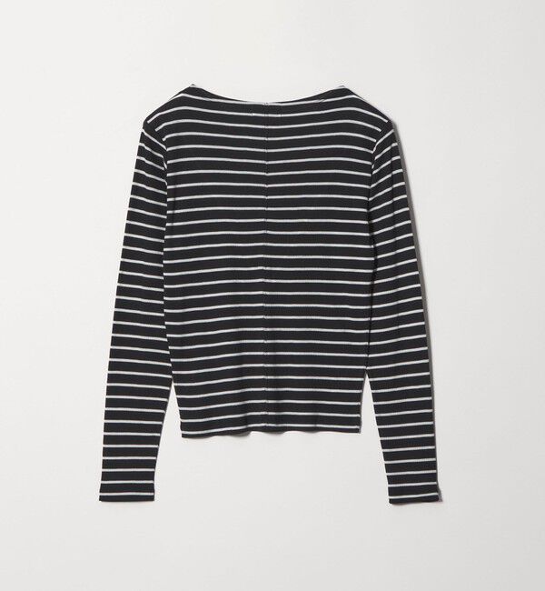 EMMEL REFINES「＜EMMEL REFINES＞EM テレコ ボートネック プルオーバー」|Tシャツ・カットソー|