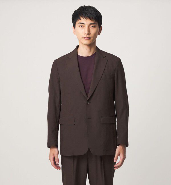 UNITED ARROWS green label relaxing「A+ air ポリエステル 空羽 2B リラックス セットアップジャケット -吸水速乾・通気性-」|テーラードジャケット|