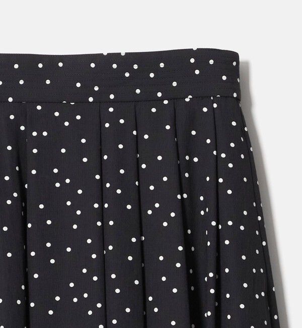 UNITED ARROWS green label relaxing「Breeze Cool タック スカート 2 マシンウォッシャブル 通気性 UVカット」|フレア|