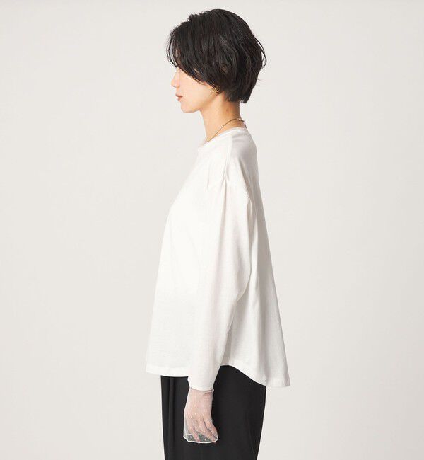 UNITED ARROWS green label relaxing「ドット ソデ チュール プルオーバー カットソー」|Tシャツ・カットソー|