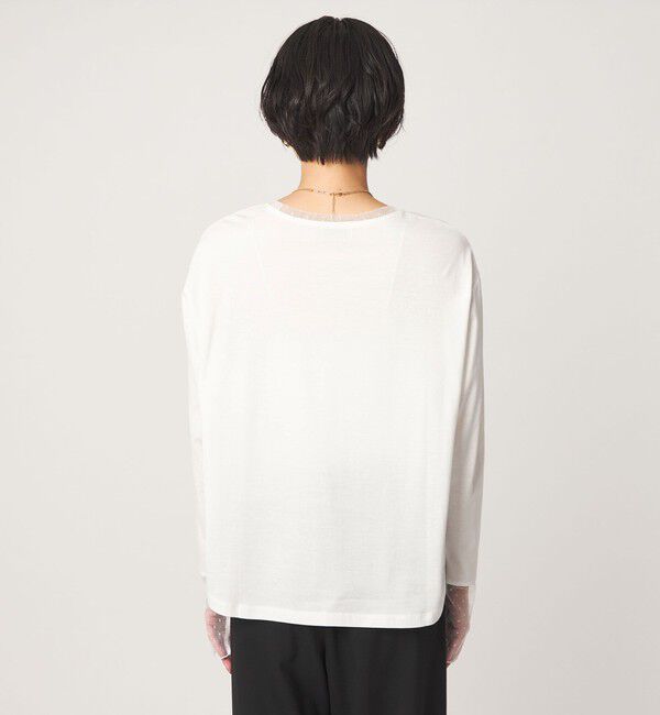 UNITED ARROWS green label relaxing「ドット ソデ チュール プルオーバー カットソー」|Tシャツ・カットソー|