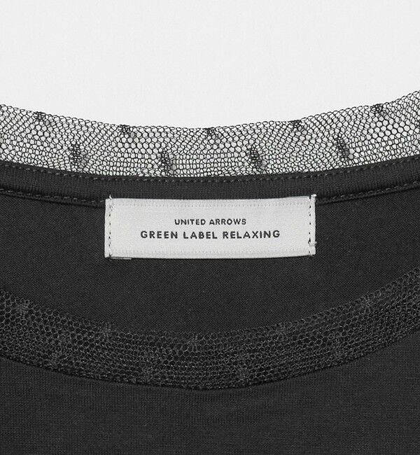 UNITED ARROWS green label relaxing「ドット ソデ チュール プルオーバー カットソー」|Tシャツ・カットソー|
