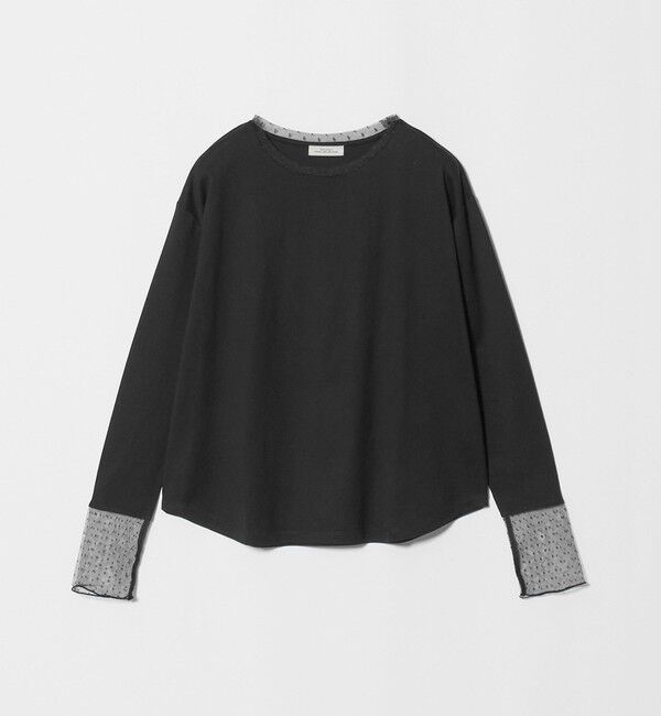 UNITED ARROWS green label relaxing「ドット ソデ チュール プルオーバー カットソー」|Tシャツ・カットソー|