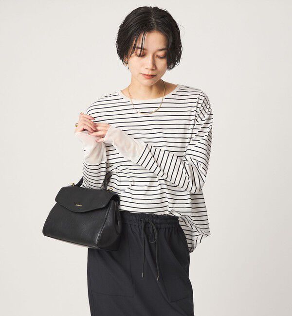 UNITED ARROWS green label relaxing「ソデ チュール プルオーバー カットソー」|Tシャツ・カットソー|
