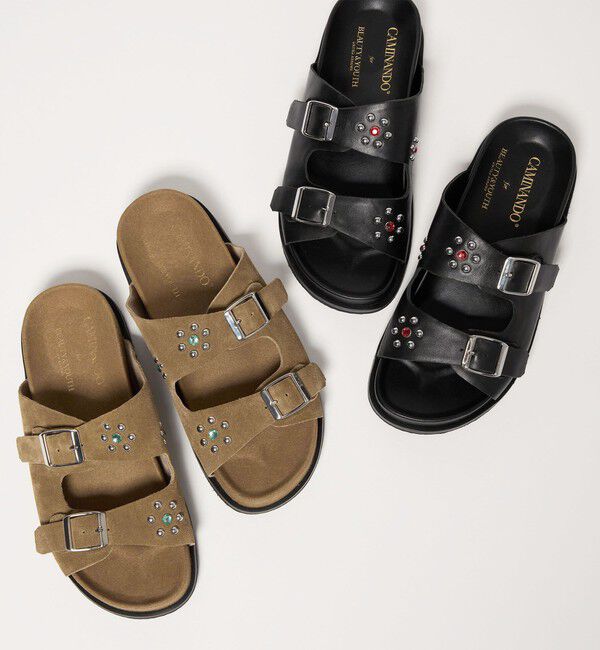 BEAUTY&YOUTH UNITED ARROWS「【別注】＜CAMINANDO＞スタッズ ベルト サンダル」|サンダル|