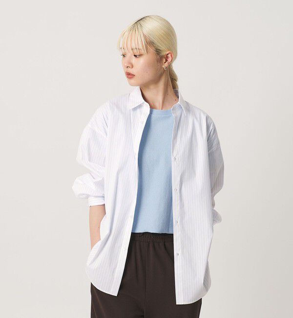 BEAUTY&YOUTH UNITED ARROWS「【WEB限定】ストライプ レギュラーカラー シャツ」|シャツ・ブラウス|