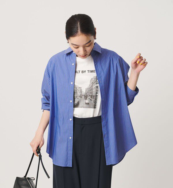 BEAUTY&YOUTH UNITED ARROWS「【WEB限定】ストライプ レギュラーカラー シャツ」|シャツ・ブラウス|