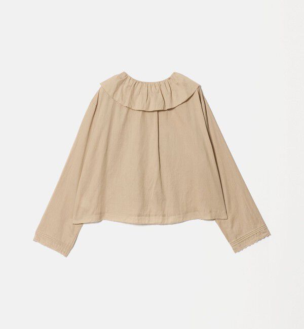 BEAUTY&YOUTH UNITED ARROWS「エンブロイダリー フリルカラー シャツ」|シャツ・ブラウス|
