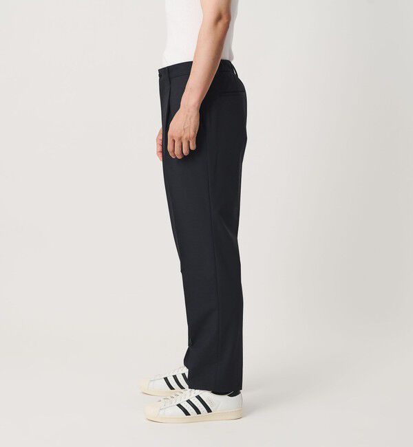 BEAUTY&YOUTH UNITED ARROWS「MIXED-WOOL イージー スラックス NO.5 タテヨコストレッチ ウォッシャブル セットアップ対応」|チノ|