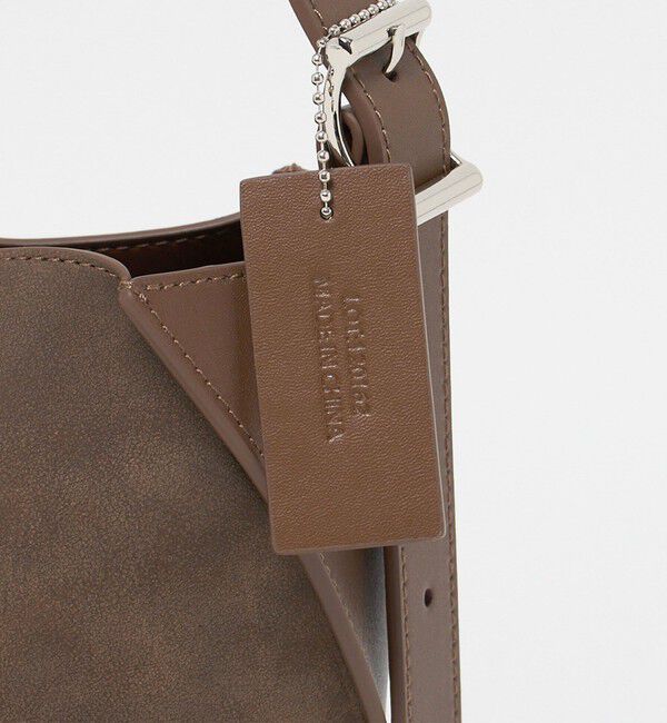 BEAUTY&YOUTH UNITED ARROWS「スエード&times;レザー ネジリ ショルダーバッグ」|ショルダー・メッセンジャー|