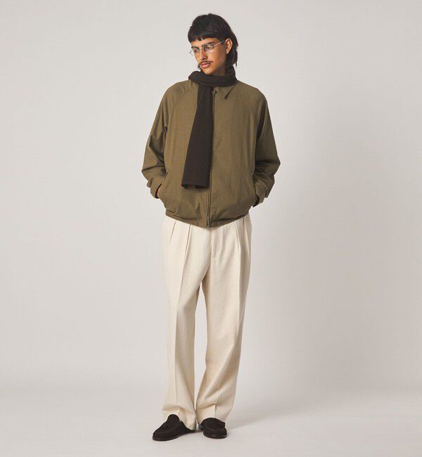 STEVEN ALAN「＜Steven Alan＞ ブラッシュド コットンポプリン ジャケット」|ブルゾン・スタジャン|