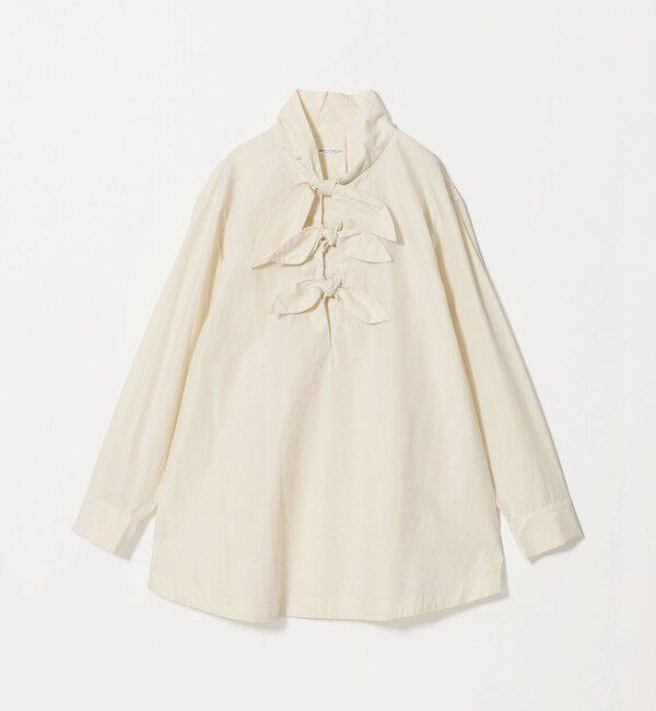 BEAUTY&YOUTH UNITED ARROWS「リボンタイ シャツ プルオーバー」|シャツ・ブラウス|NATURAL