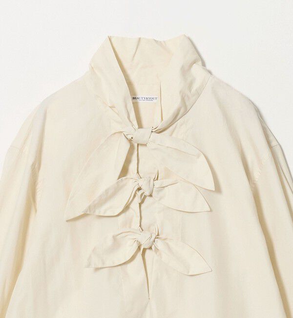 BEAUTY&YOUTH UNITED ARROWS「リボンタイ シャツ プルオーバー」|シャツ・ブラウス|