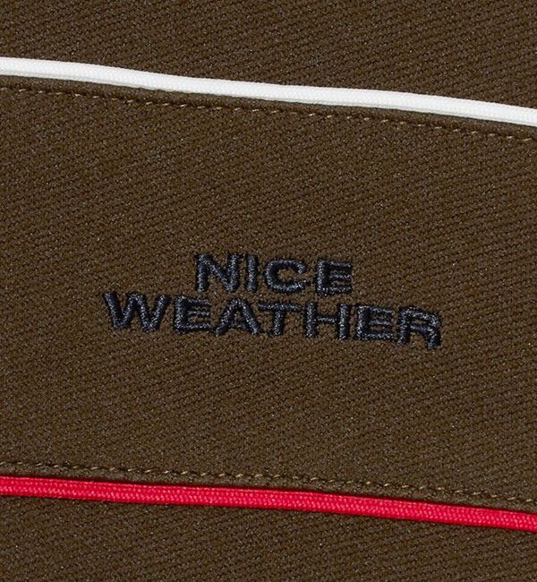 NICE WEATHER「＜NICE WEATHER＞トラックジャケット」|ブルゾン・スタジャン|