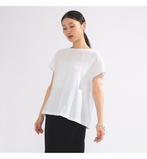 Demi-Luxe BEAMS 「BATONER / シグネチャー AIR Tシャツ」|Tシャツ・カットソー|WHITE
