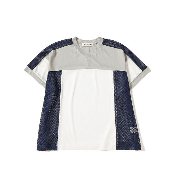 Ray BEAMS 「メッシュ キリカエ ビッグ Tシャツ」|Tシャツ・カットソー|