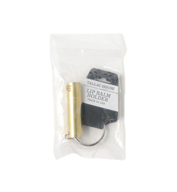 bPr BEAMS「TALLAC HOUSE / LIP BALM HOLDER BRASS」|キーケース|