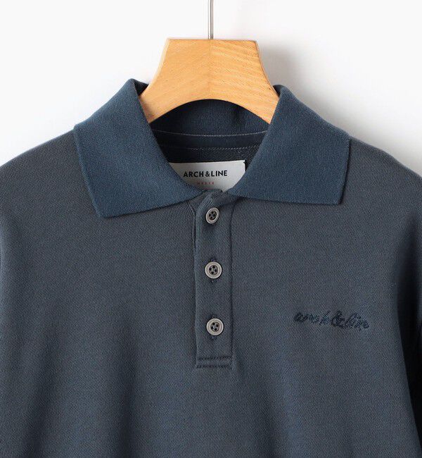 SHIPS KIDS「【SHIPS KIDS別注】ARCH＆LINE:140～160cm / コットン ポロ スウェット」|スウェット・ジャージ|