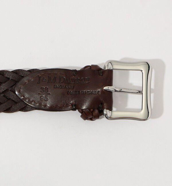 TOMORROWLAND GOODS「J&M DAVIDSON ENVELOPE BUCKLE TIP END 25MM レザーメッシュベルト」|ベルト|