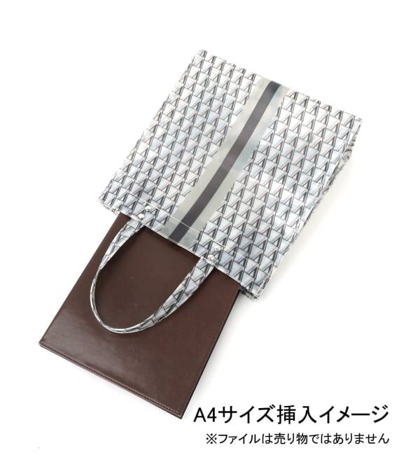 VERMEIL par iena「《追加2》VERMEILモノグラム PVCトートバッグ」|トートバッグ|