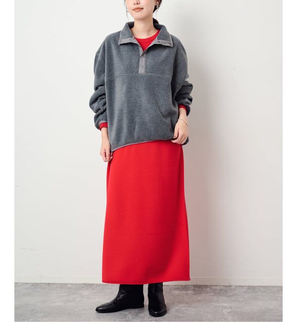 SLOBE IENA「《シリーズあり/予約》ウォッシャブルスムースニットワンピース」|ワンピース|