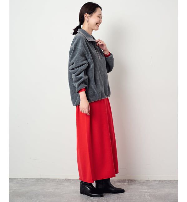 SLOBE IENA「《シリーズあり/予約》ウォッシャブルスムースニットワンピース」|ワンピース|