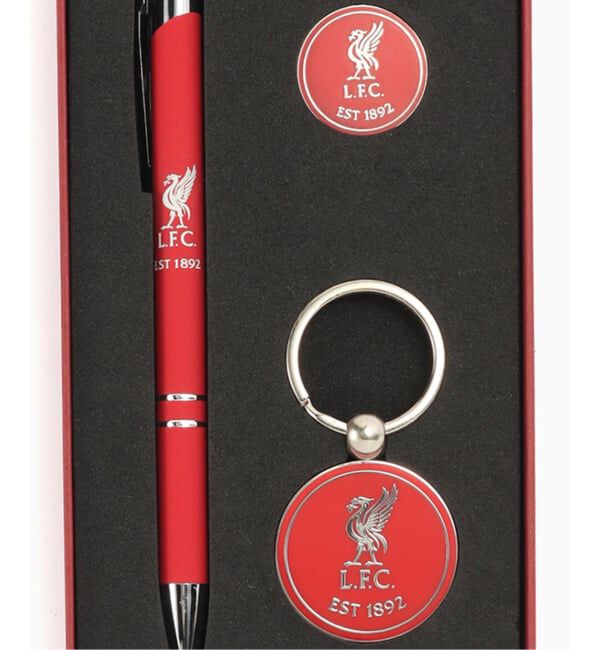 Liverpool FC「【Liverpool FC / リバプール FC】 BADGE, KEYRING & PEN SET」|キーケース|