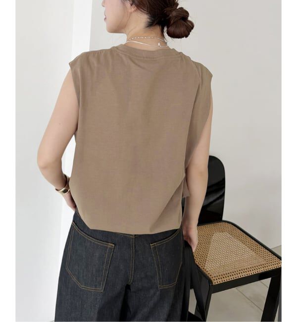 JOURNAL STANDARD「《追加》シャーリングノースリーブＴシャツ」|Tシャツ・カットソー|