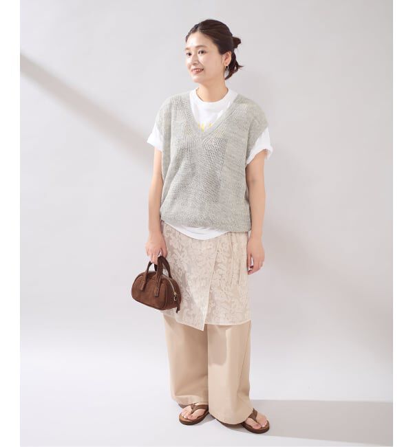 JOURNAL STANDARD「【osedit】WASHABLELINEN Vベスト」|ベスト・ジレ|
