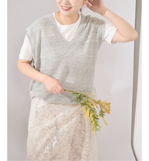 JOURNAL STANDARD「【osedit】WASHABLELINEN Vベスト」|ベスト・ジレ|