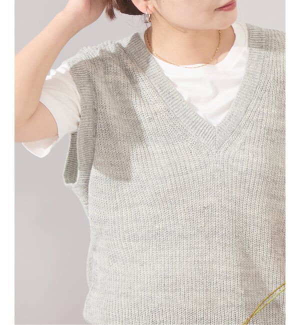 JOURNAL STANDARD「【osedit】WASHABLELINEN Vベスト」|ベスト・ジレ|