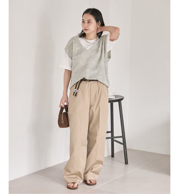 JOURNAL STANDARD「【osedit】WASHABLELINEN Vベスト」|ベスト・ジレ|
