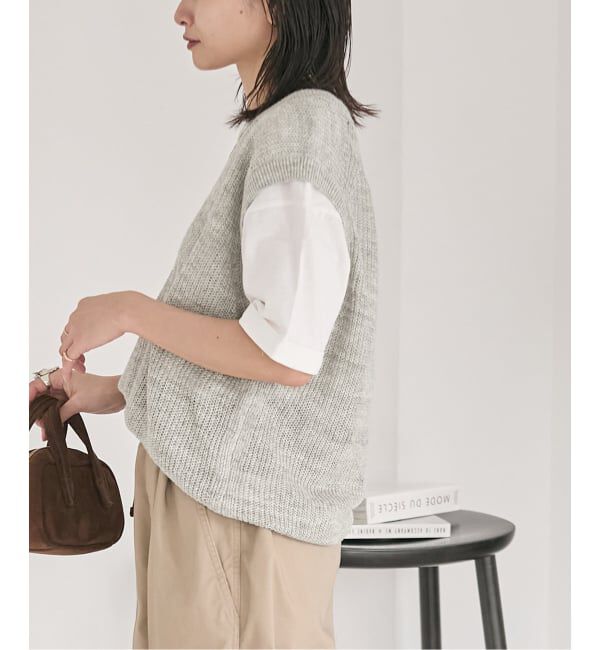 JOURNAL STANDARD「【osedit】WASHABLELINEN Vベスト」|ベスト・ジレ|