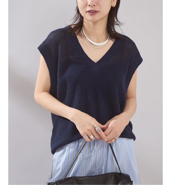 JOURNAL STANDARD「【osedit】WASHABLELINEN Vベスト」|ベスト・ジレ|
