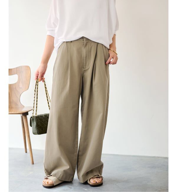 FRAMeWORK「≪追加≫SLOUCHY LIGHT CHINO パンツ 2」|チノ|