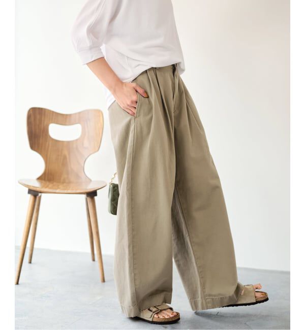 FRAMeWORK「≪追加≫SLOUCHY LIGHT CHINO パンツ 2」|チノ|