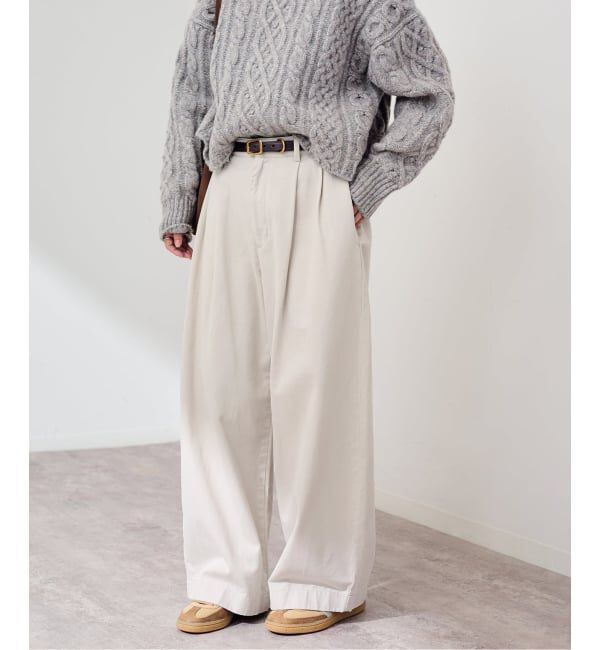 FRAMeWORK「≪追加≫SLOUCHY LIGHT CHINO パンツ 2」|チノ|