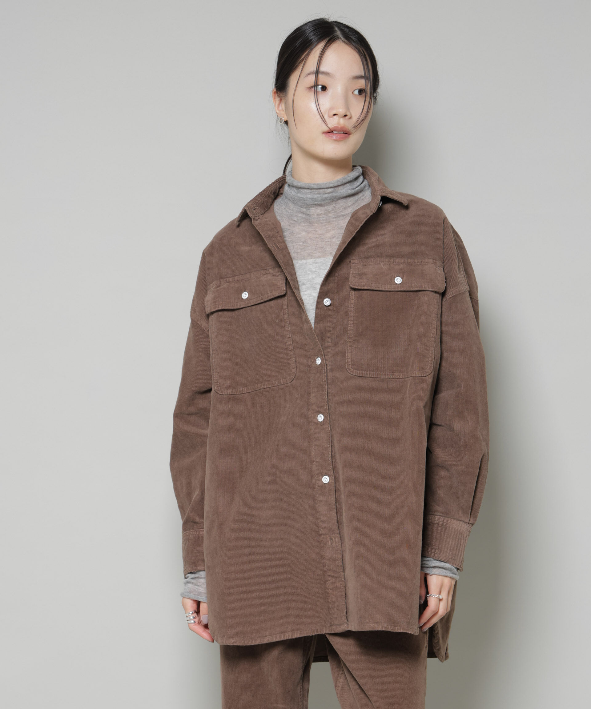 nano･universe「Healthy DENIM/Almond Corduroy」|シャツ・ブラウス|