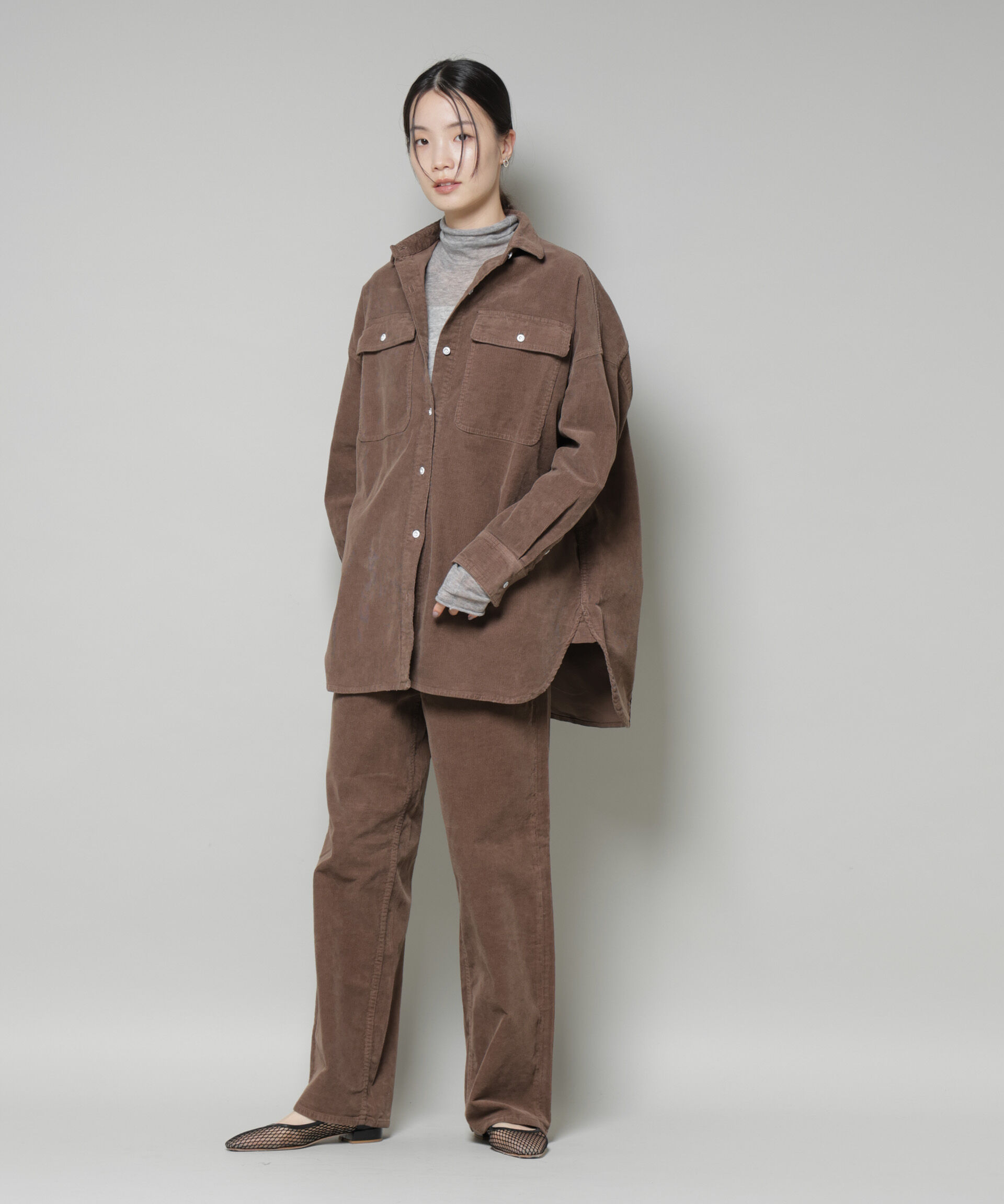 nano･universe「Healthy DENIM/Almond Corduroy」|シャツ・ブラウス|