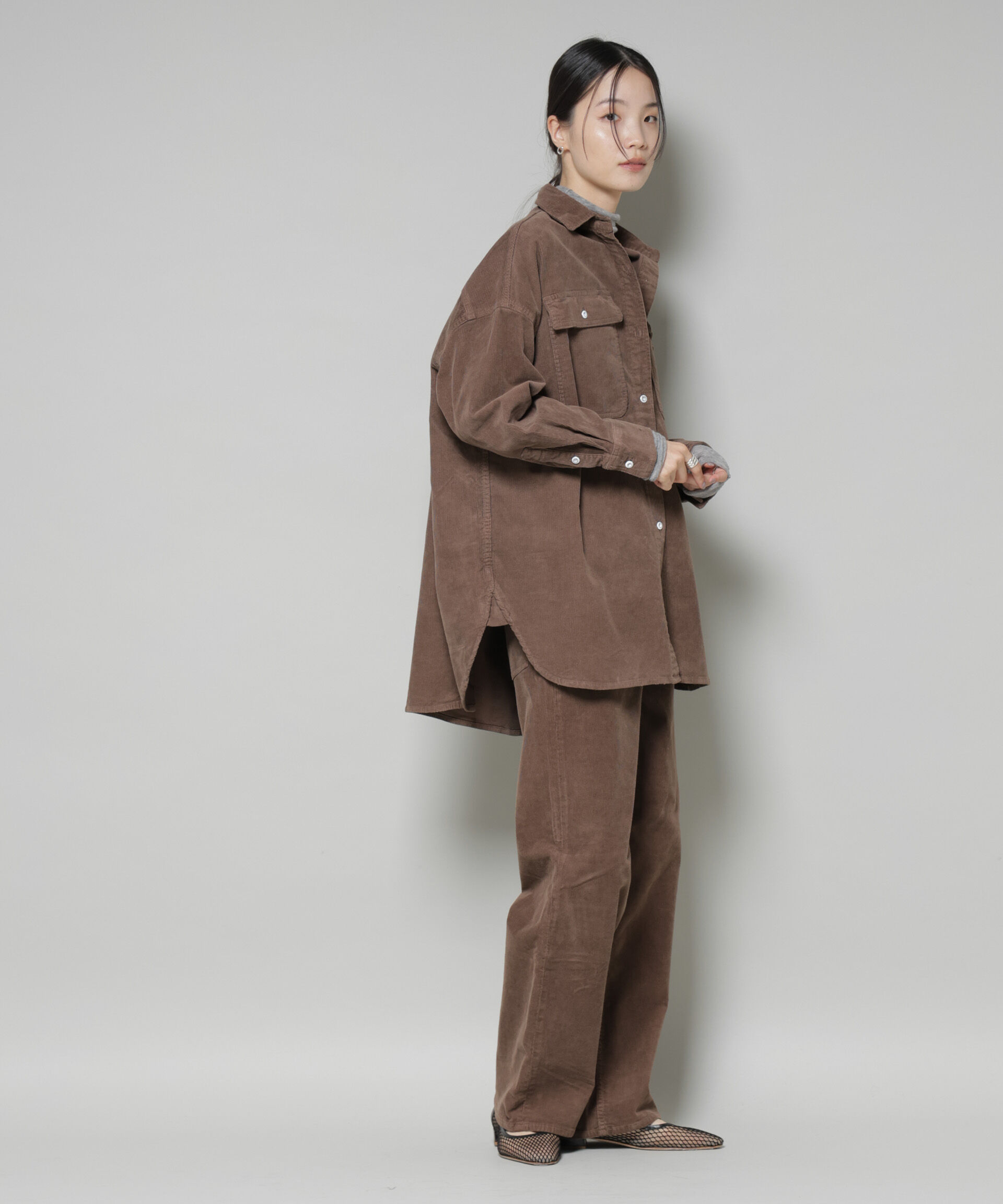 nano･universe「Healthy DENIM/Almond Corduroy」|シャツ・ブラウス|