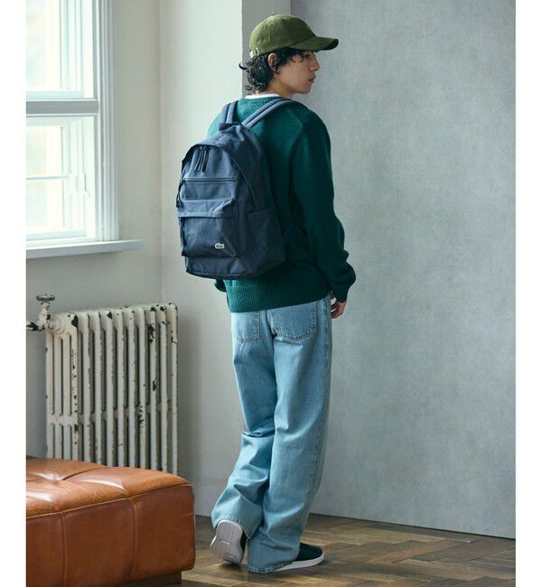 LACOSTE「ワンポイントワニロゴ・コーデュロイキャップ」|キャップ・キャスケット|