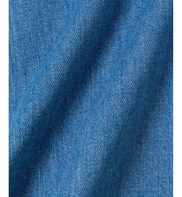 LACOSTE「デニムクロップドシャツ」|シャツ・ブラウス|