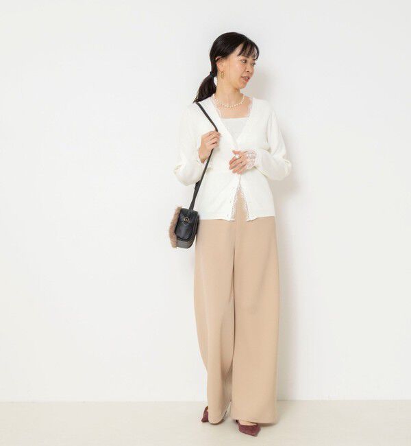 NOLLEY'S sophi「【NOLLEY&rsquo;S mgr.松葉別注・一部WEB限定色】《セットアップ》ツイルバイヤス洗練美脚パンツ」|その他|
