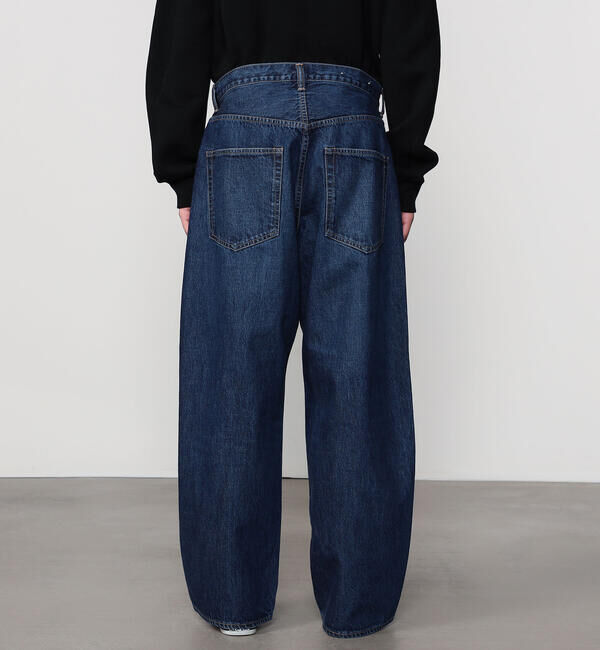  「SCYE BASICS | オーガニックコットン バギージーンズ MEN」|デニム|