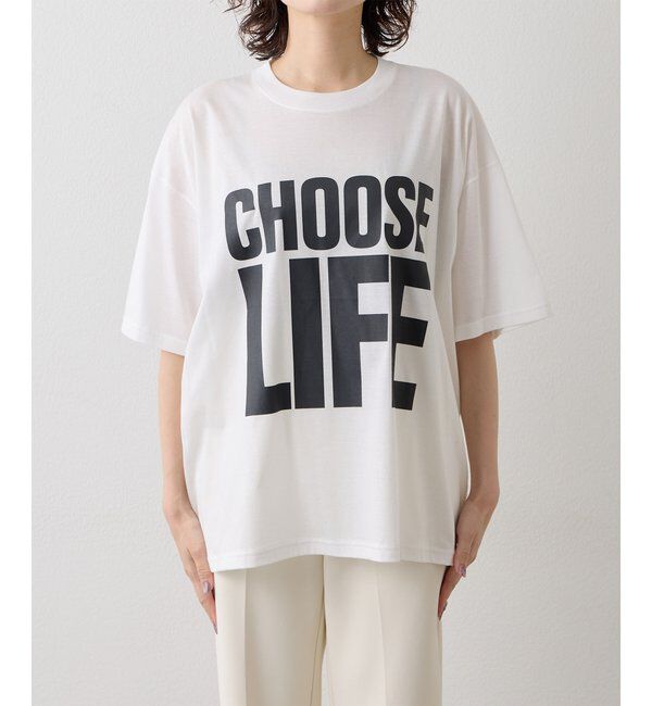  「〈WEB限定〉【KATHARINE HAMNETT】スローガンTシャツ」|Tシャツ・カットソー|