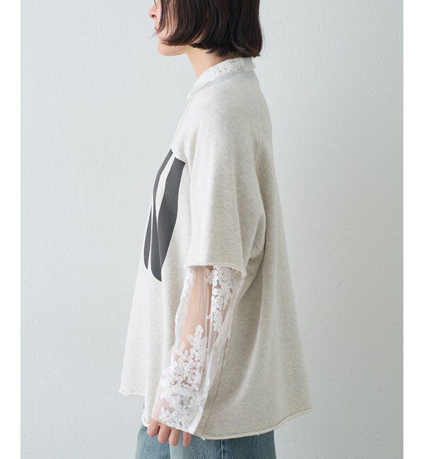  「【KATHARINE HAMNETT】スローガンハーフスリーブスウェット」|Tシャツ・カットソー|