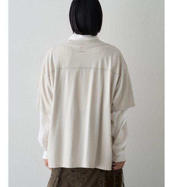 「【KATHARINE HAMNETT】スローガンフットボールTシャツ」|Tシャツ・カットソー|