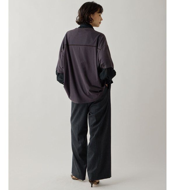  「【KATHARINE HAMNETT】スローガンフットボールTシャツ」|Tシャツ・カットソー|