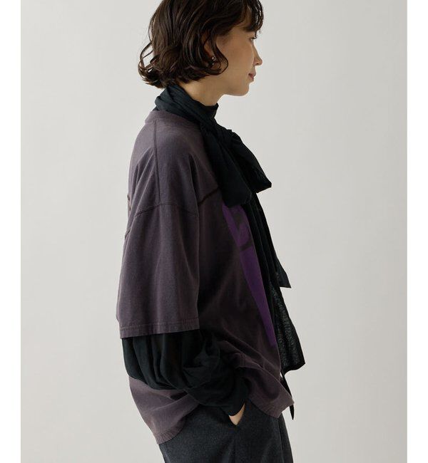  「【KATHARINE HAMNETT】スローガンフットボールTシャツ」|Tシャツ・カットソー|